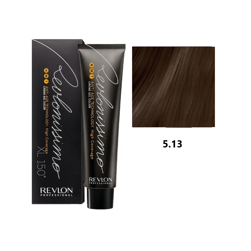 Revlon High Coverage 5.13 lekki beżowy brąz farba do siwych włosów 60ml