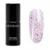 NeoNail Top hybrydowy Top Glow Silver Flakes 7,2 ml