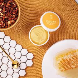 ŁAGODZĄCO-REGENERUJĄCA MAŚĆ z ekstraktem z miodu manuka i rokitnikiem ekstraktem z miodu manuka i rokitnikiem 75 g