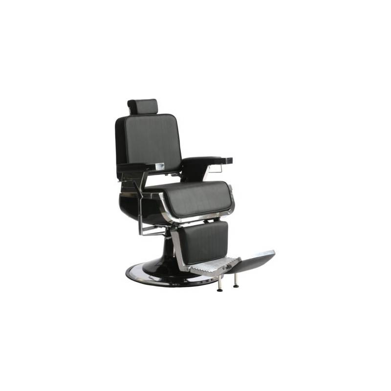 Fotel barberski Ayala Dark - dostępny w 48h