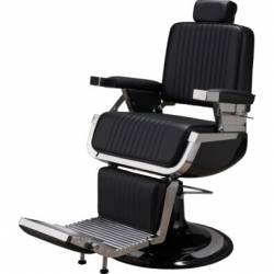 Fotel barberski Ayala Dark - dostępny w 48h