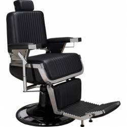 Fotel barberski Ayala Dark - dostępny w 48h