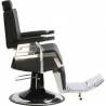 Fotel barberski Ayala Dark - dostępny w 48h