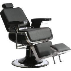 Fotel barberski Ayala Dark - dostępny w 48h