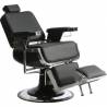 Fotel barberski Ayala Dark - dostępny w 48h