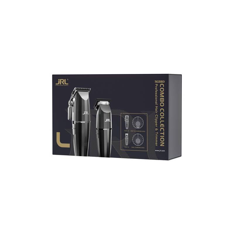 JRL Zestaw Onyx24, 2020CB Czarna Bezprzewodowa Maszynka do Włosów + 2020TB Czarny Bezprzewodowy Trymer