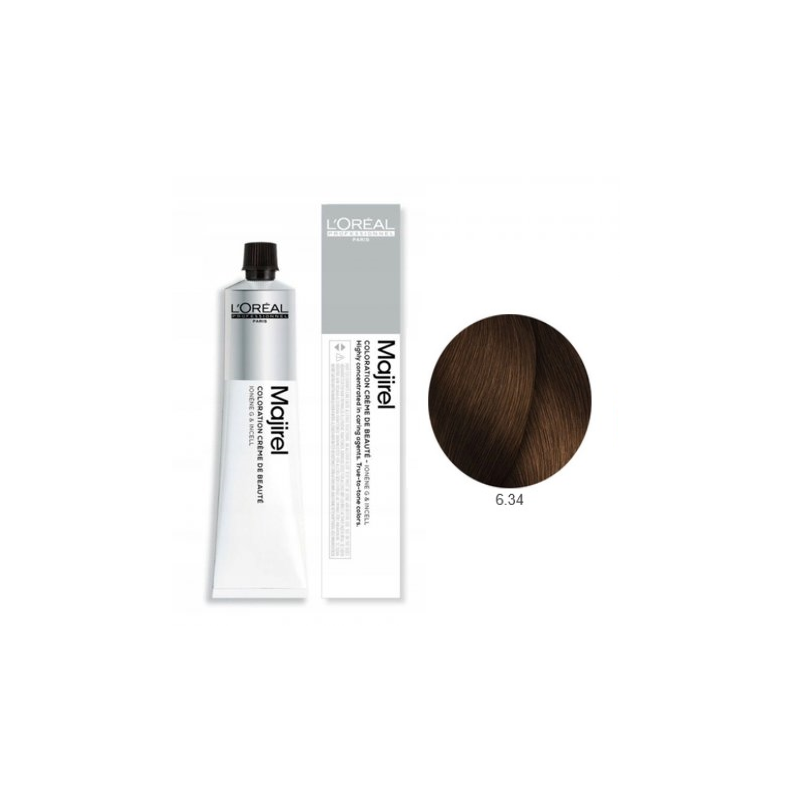 Loreal Majirel farba 6.34 do włosów 50ml