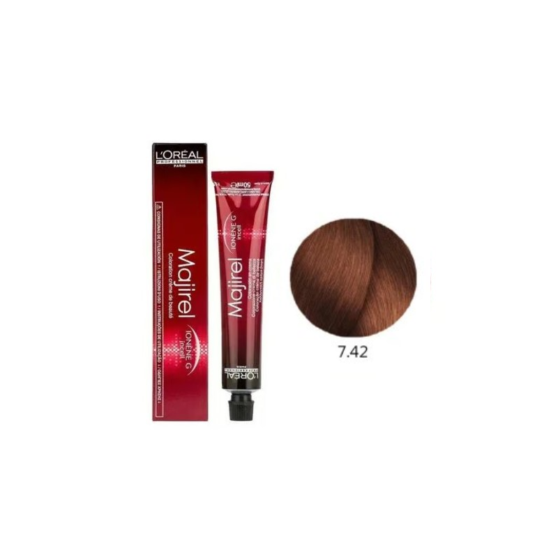 Loreal Majirel 7.42 farba  do włosów 50ml