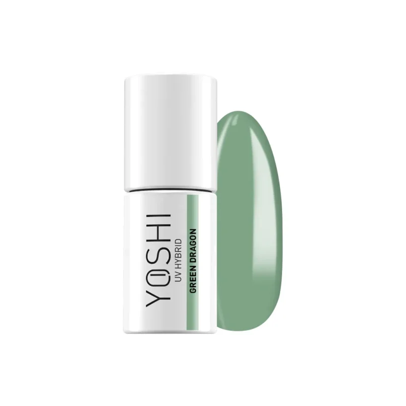 Yoshi 104 Lakier Hybrydowy UV Hybrid Green Dragon 6 ml