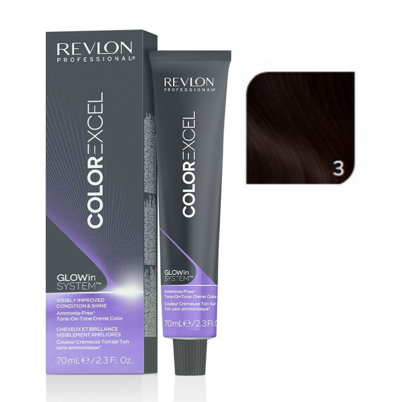 Revlon Color Excel ton w ton 3 farba do włosów koloryzacja 70ml