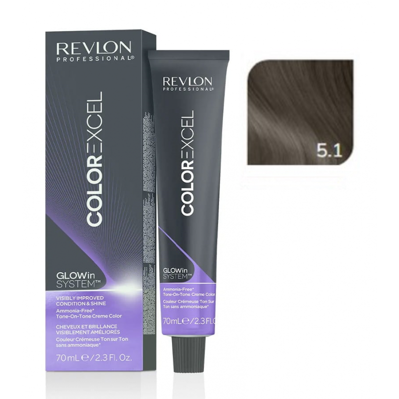 Revlon Color Excel ton w ton 5.1 farba do włosów koloryzacja 70ml