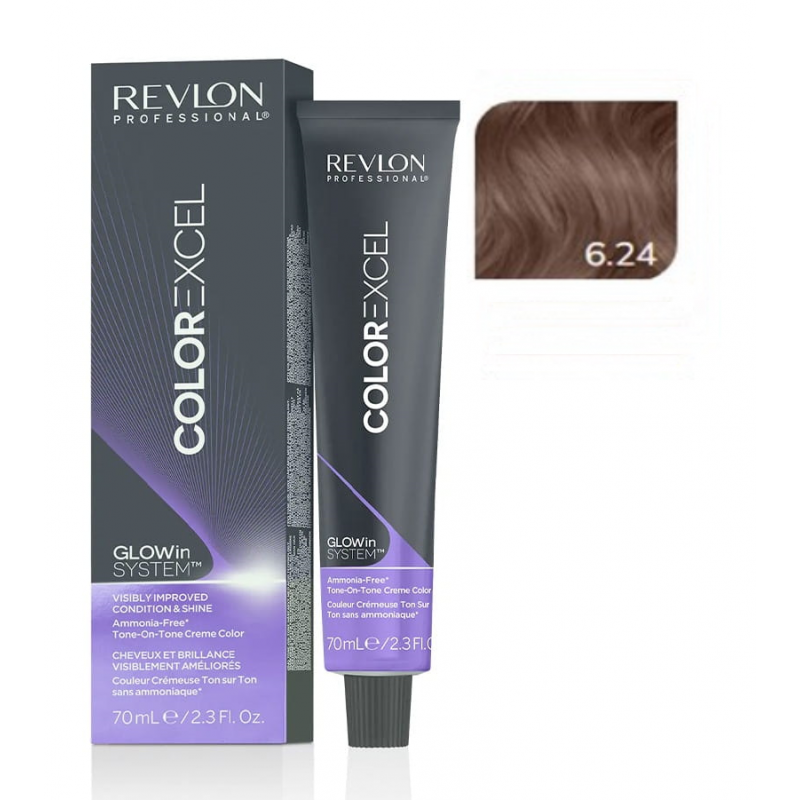 Revlon Color Excel ton w ton 6.24 farba do włosów 70ml