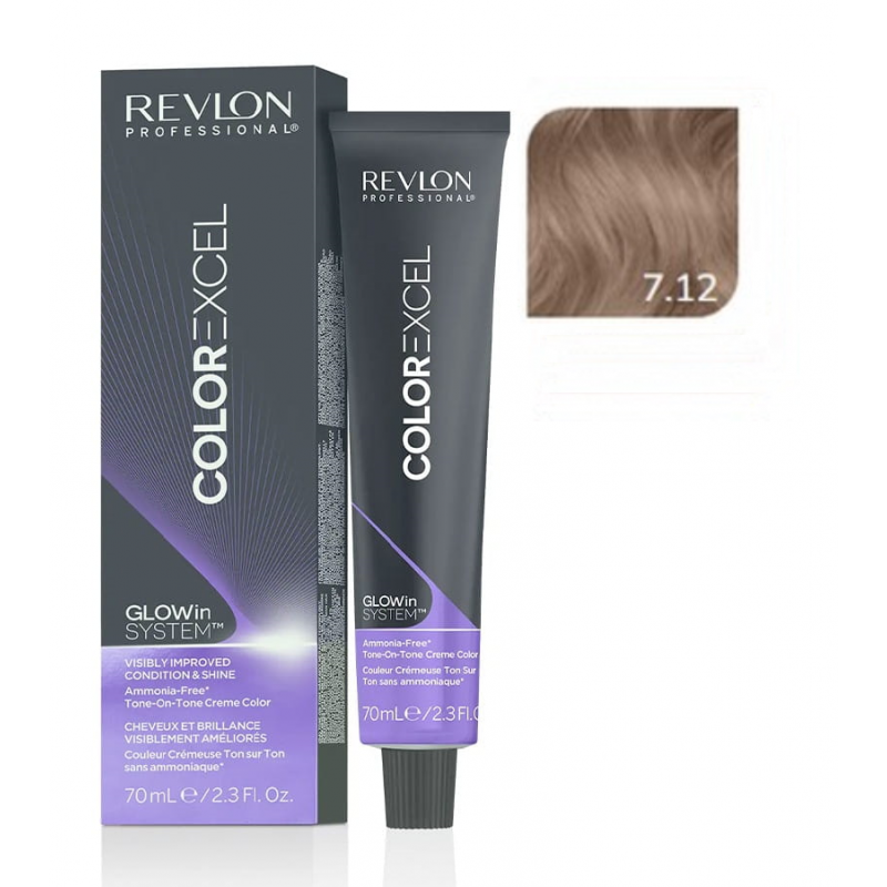 Revlon Color Excel ton w ton 7.12 farba do włosów 70ml