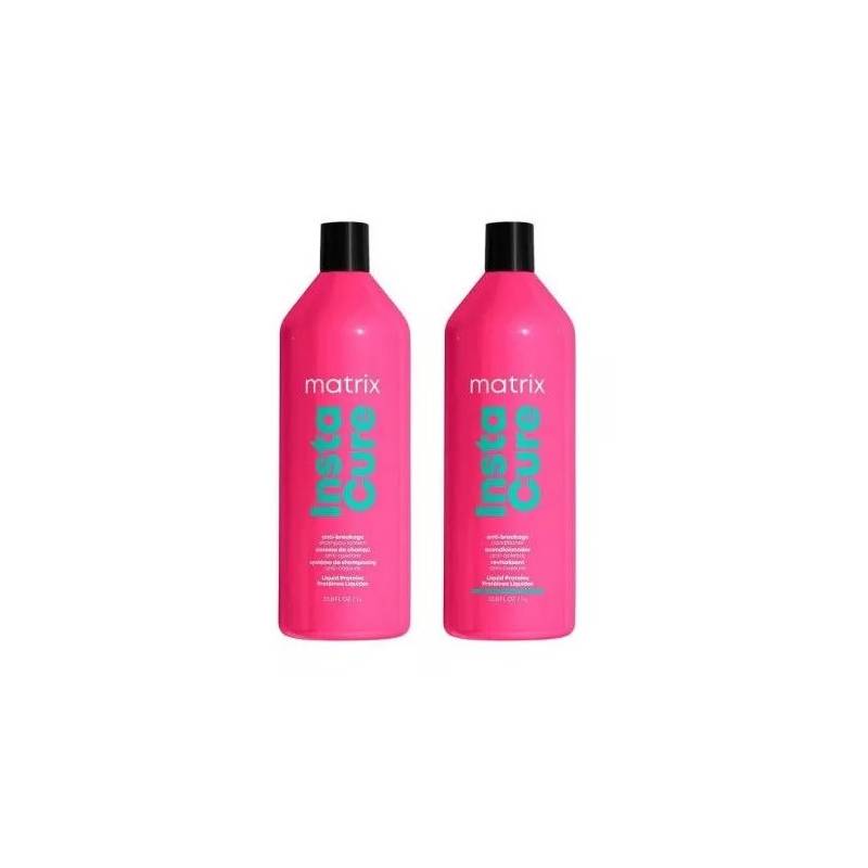 Matrix Instacure zestaw do włosów łamliwych z proteinami 2x1000ml