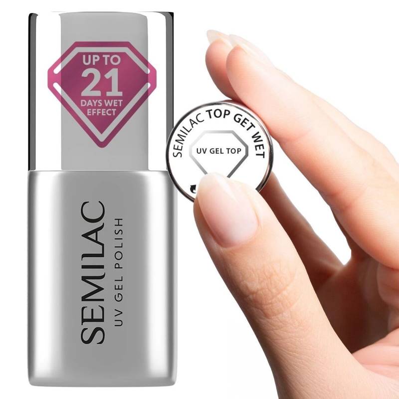 Semilac Top do Lakierów Hybrydowych Get Wet 7 ml