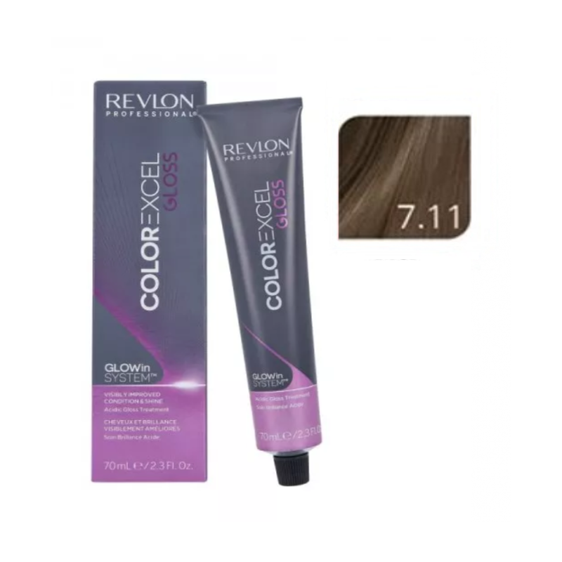 Revlon Color Excel Gloss 7.11 kremowa farba do włosów bez amoniaku 70ml
