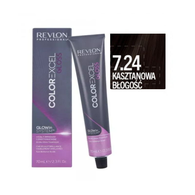 Revlon Color Excel Gloss 7.24 kremowa farba do włosów bez amoniaku 70ml