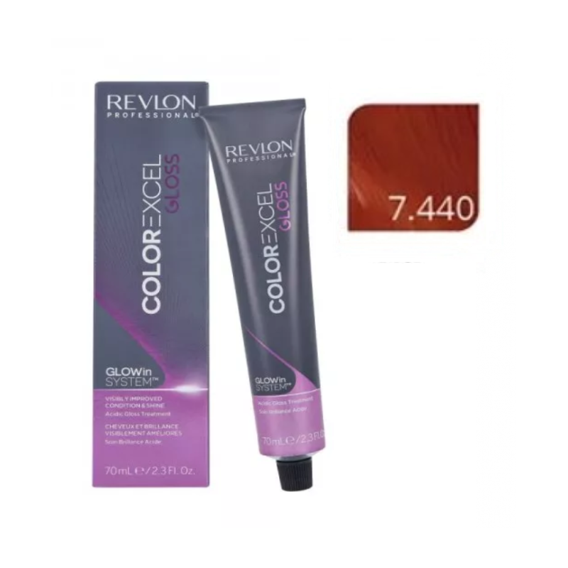 Revlon Color Excel Gloss 7.440 kremowa farba do włosów bez amoniaku 70ml