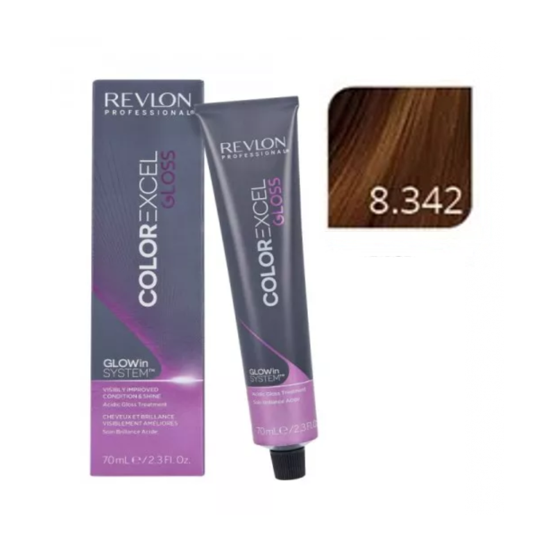Revlon Color Excel Gloss 8.342 kremowa farba do włosów bez amoniaku 70ml