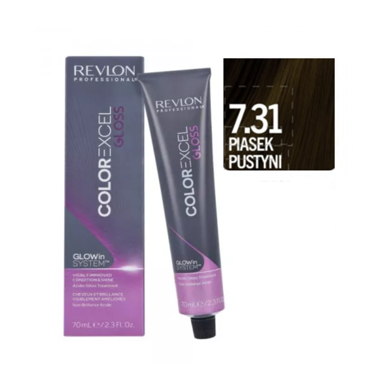 Revlon Color Excel Gloss 7.31 kremowa farba do włosów bez amoniaku 70ml