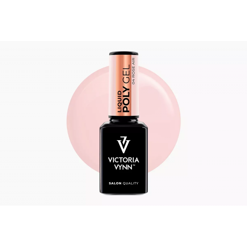 Victoria Vynn Liquid Poly Gel 04 Rose Air 15ml Płynny akrylożel delikatny róż