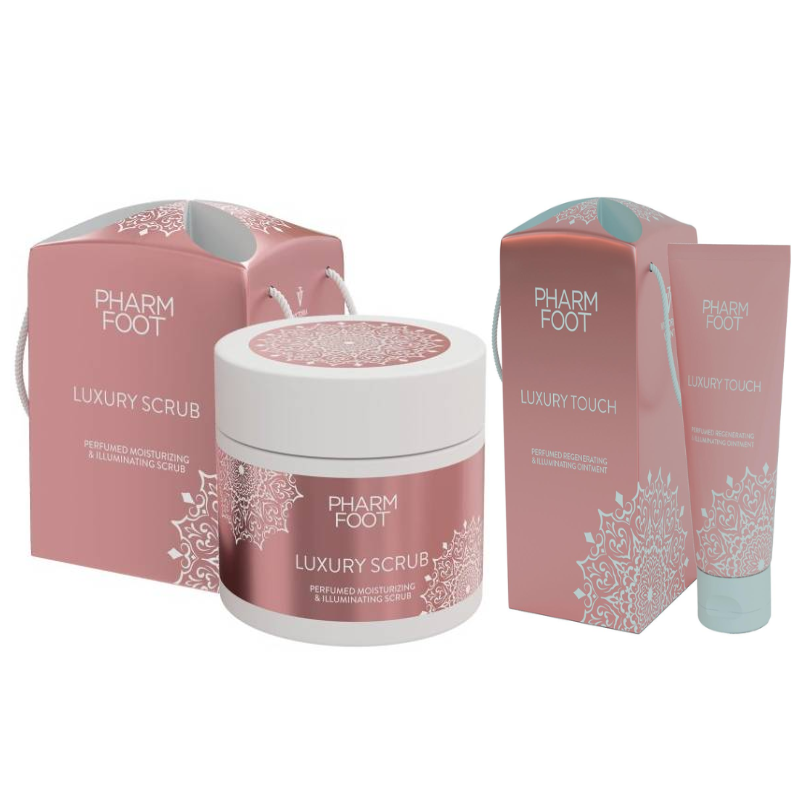 Victoria Vynn LUXURY Peeling 200g + Victoria Vynn Luxury Regenerująco-Rozświetlająca do dłoni stóp i ciała 100 ml