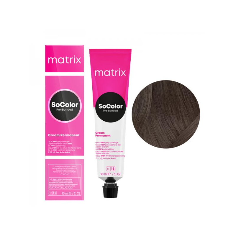 Matrix SoColor 4 N farba do włosów z technologią Pre-Bonded 90ml