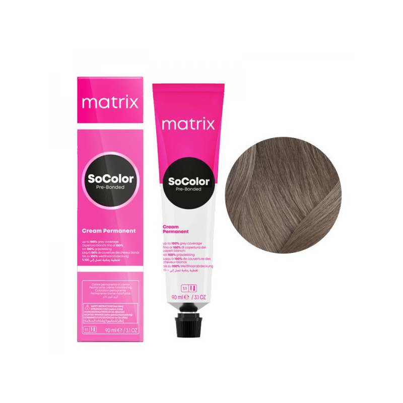 Matrix SoColor 8 N farba do włosów z technologią Pre-Bonded 90ml