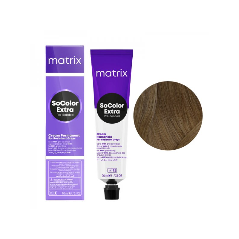Matrix SoColor 507N Extra Coverage farba do krycia włosów siwych z technologią Pre-Bonded 90ml