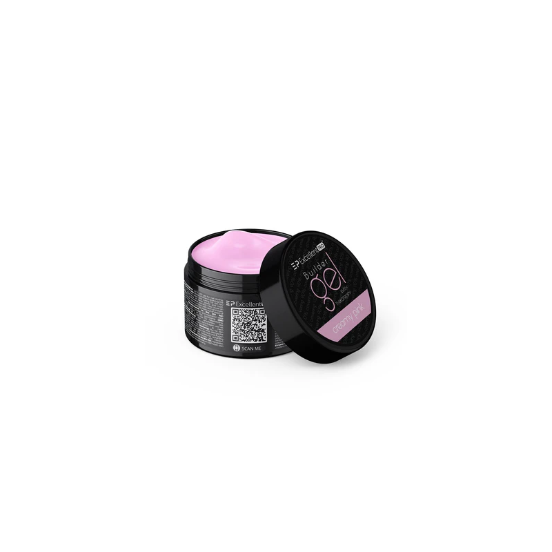 Excellent PRO Builder Gel With Thixotropy Creamy Pink 50g