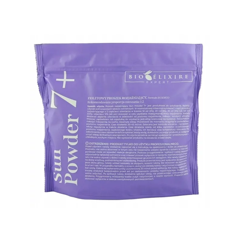 Bioelixire Sun Powder 7+rozjaśniacz w pudrze 500g